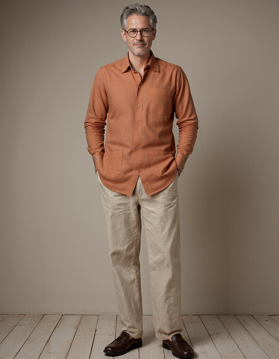 Rooted Shirt Saffron