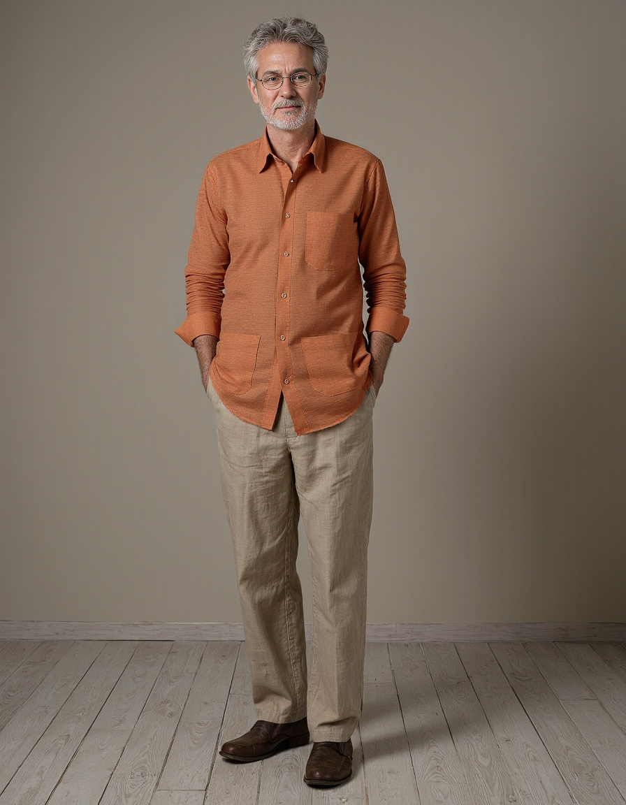 Rooted Shirt Saffron