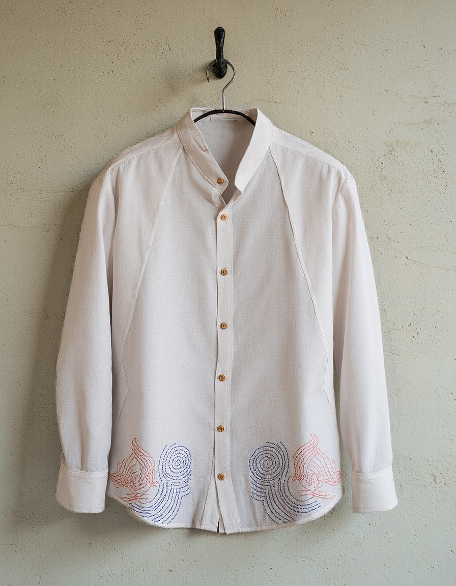 Kantha Shirt White